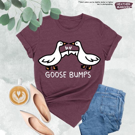Discover Goose Bumps Shirt - Cute Graphic Goose Tee