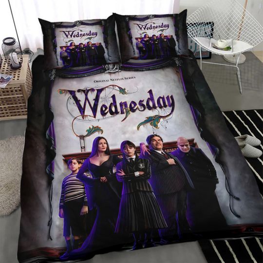 Discover Wednesday Addams Duvet, Wednesday Bedding set