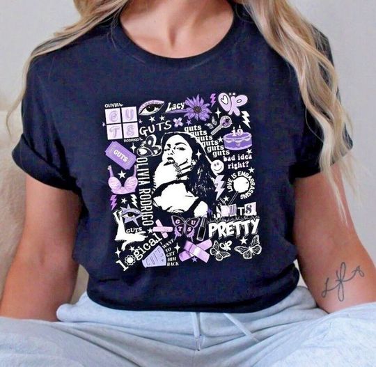 Discover Olivia Rodrigo Guts Tour 2024 T-Shirt