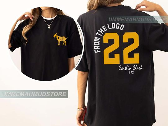 Discover Caitlin Clark Shirt, From The Logo 22 Caitlin Clark T-Shirt