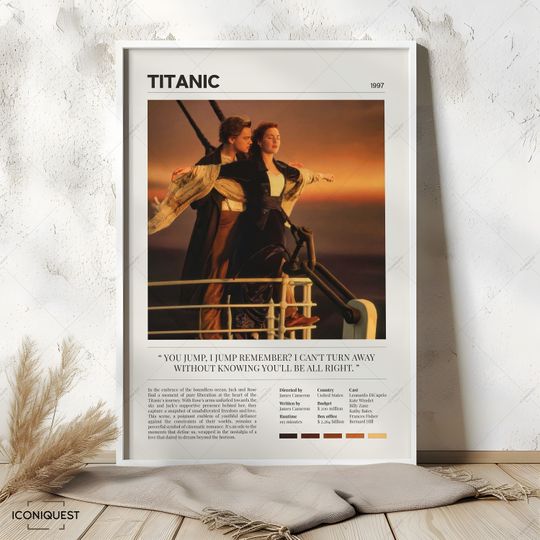 Discover Titanic Movie Poster | Two Posters Included | Iconic Front