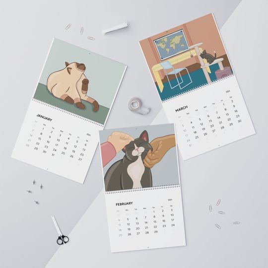 Discover I Wish I Was A Cat Wall Calendars (2024)