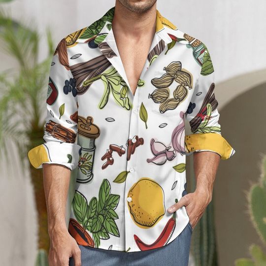 Discover Peach Velvet Casual One Pocket Long Sleeve Shirt