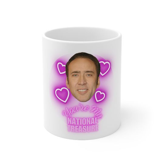 Discover Nicolas Cage Valentines Mug