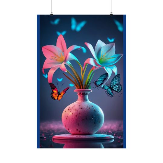 Discover Magical Flower Premium Matte Vertical Posters