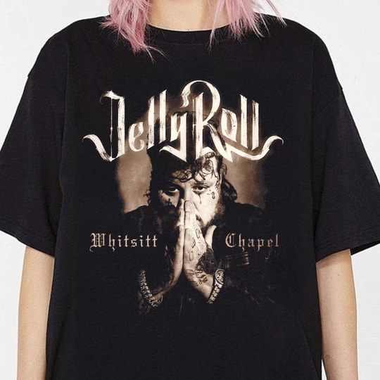 Discover Vintage Jelly Roll Whitsitt Chapel T-Shirt, Jelly Roll Fan Gift, Country Music