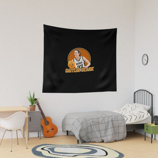 Discover Caitlin Clark Smile Tapestry