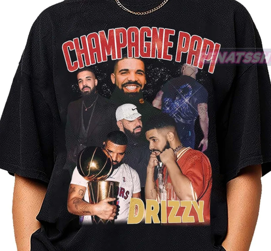 Discover "Champagne Papi Vintage Shirt, Drake Rap T Shirt, Drake Rapper T Shirt