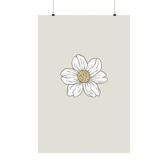 Discover Flower Premium Matte Vertical Poster