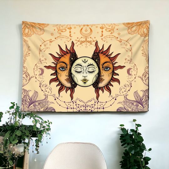 Discover Tapestry Hippie Wall Hanging Astrology Tapestry