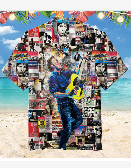 Discover Bruce Frederick Joseph Springsteen Hawaiian Shirt, Gift for men