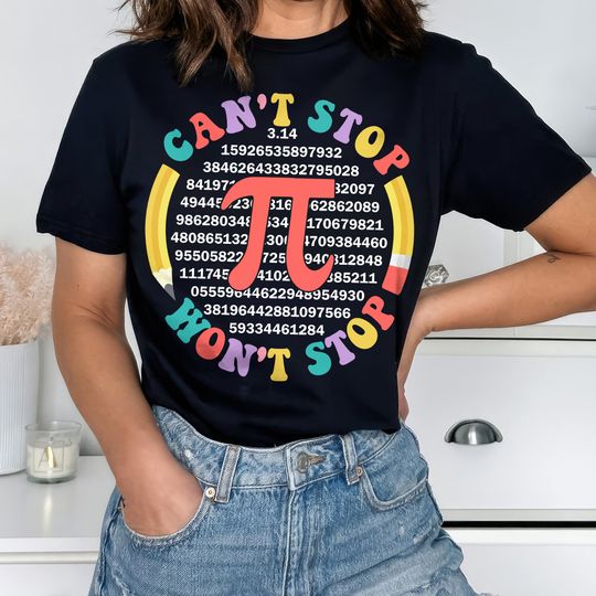 Discover Funny Pi Day Shirt, Math Lover Gift, Math Lover Shirt