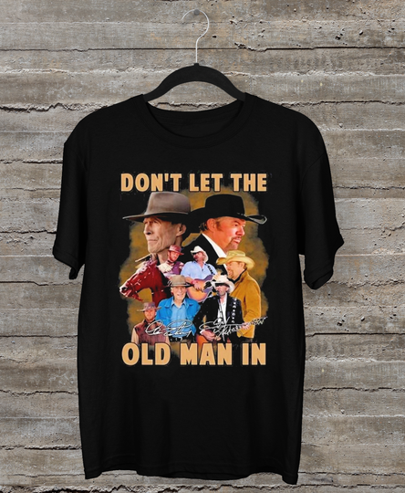 Discover Toby Keith Don't Let The Old Man In Signatures T-Shirt