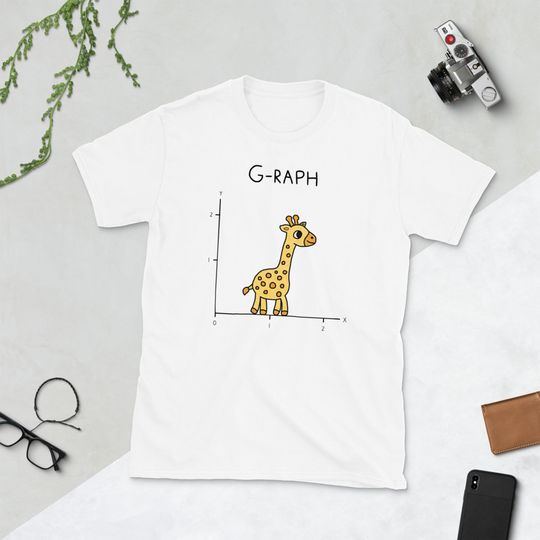 Discover Math Giraffe Tee, Math Puns, Funny Animal TShirt