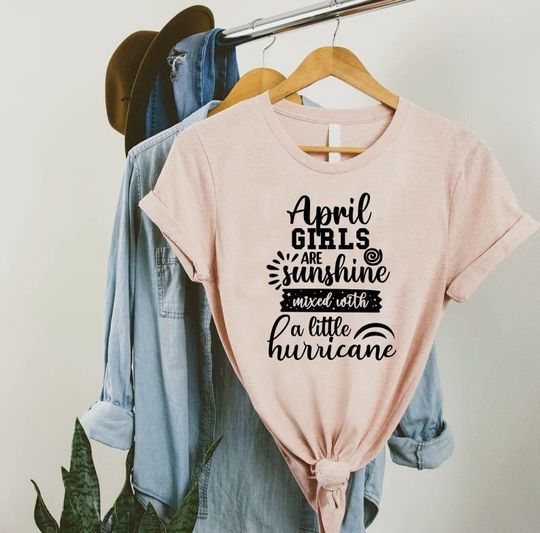 Discover April Birthday Month Shirt, Daisy April Birth Month Flower TShirt