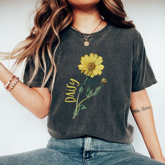 Discover Birth Flower Shirt Daisy April Birth Month Flower TShirt