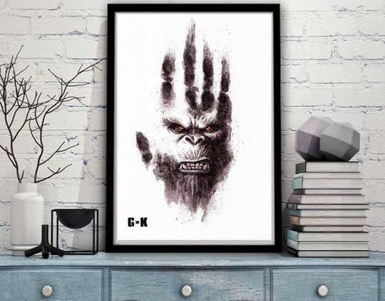 Discover God zilla x Kong The New Empire Reptile Monster Poster