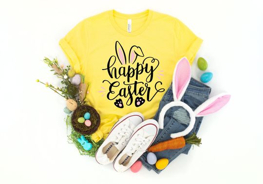 Discover Happy And Cute Easter Bunny Shirt