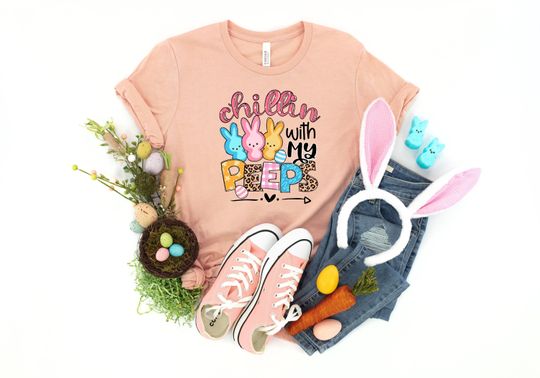 Discover Chillin With My Peeps Easter Shirt