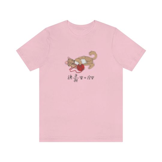 Discover Schrodinger's Cat Erwin Schrdinger Equations Physics TShirt