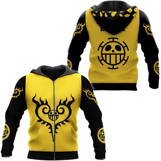 Discover One Piece Trafalgar Law Cosplay Hoodie