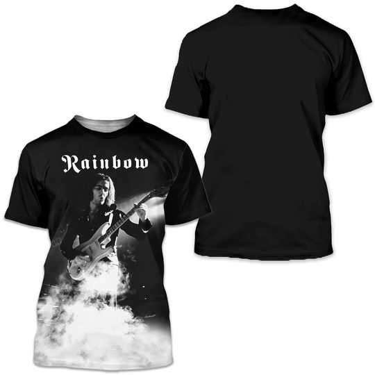 Discover Rainbow Ritchie Blackmore Music Vintage 3D Tshirt