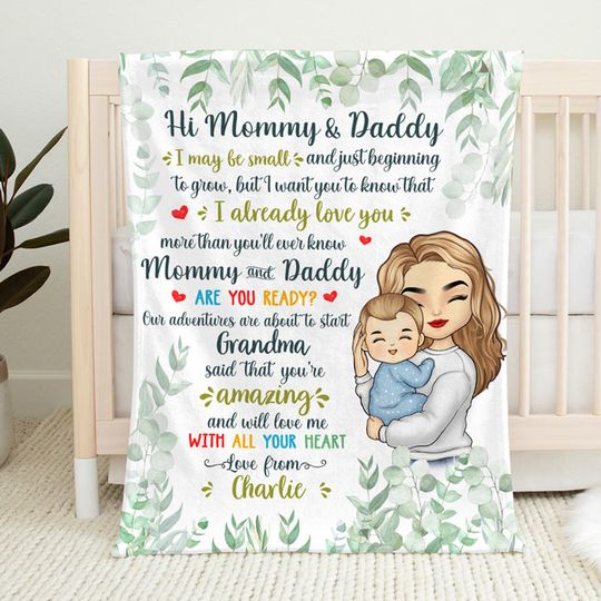 Discover Our Adventures Are About To Start - Family Personalized Custom Baby Blanket