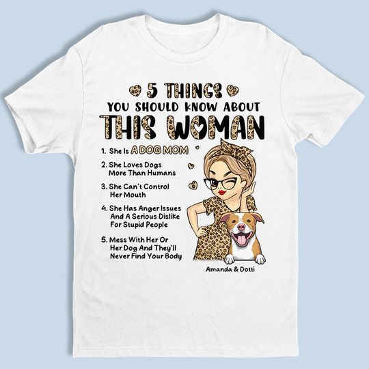 Discover It's A Dog Mom Thing - Dog Personalized Custom Unisex T-shirt - Gift For Pet Lovers
