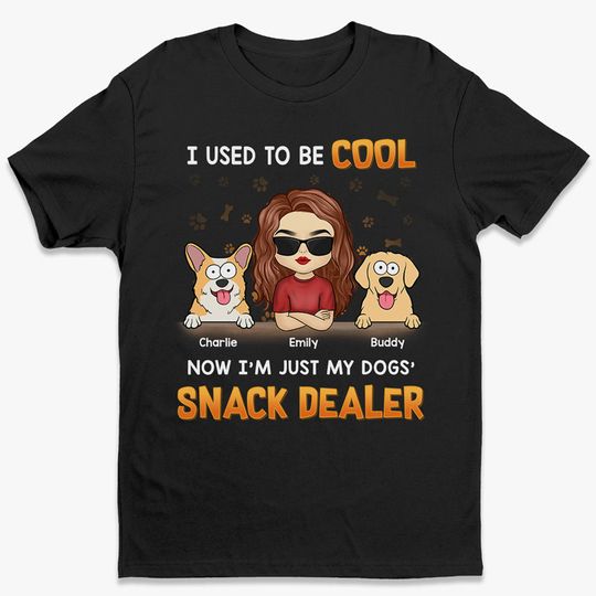 Discover I'm Just My Dog's Snack  - Dog Personalized Unisex T-shirt - Gift For Pet Lovers