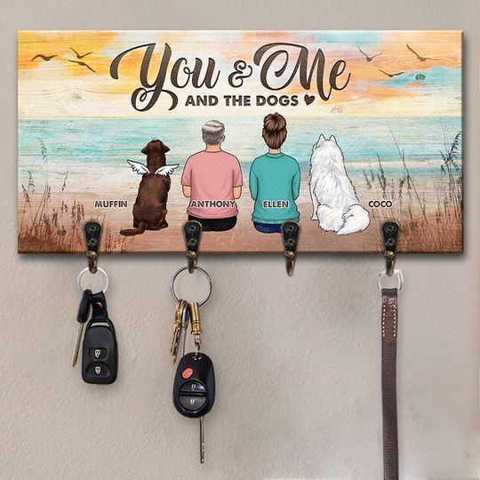 Discover You Me And Our Fur Babies Beaches Lovers Family Couples Husband Wife Custom Gift Personalized Key Holder