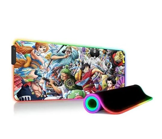 Discover One Piece LED RGB Mouse Pad, Anime Decor