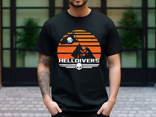 Discover Helldivers T-Shirt - Super Earth Design