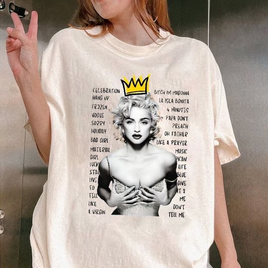 Discover Madonna The Celebration Music Tour 2024 T-Shirt