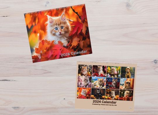 Discover Kittens! Wall Calendars (2024) Monthly Themed Kittens