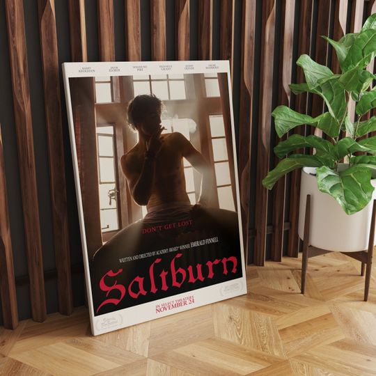 Discover Saltburn Movie Poster 2023 Film, Room Decor Wall Art