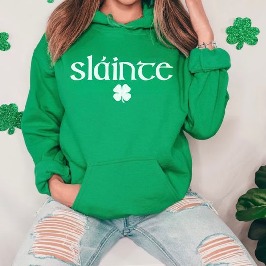 Discover St Patricks Day Shirt Slainte Sweatshirt St Patricks Day Hoodie