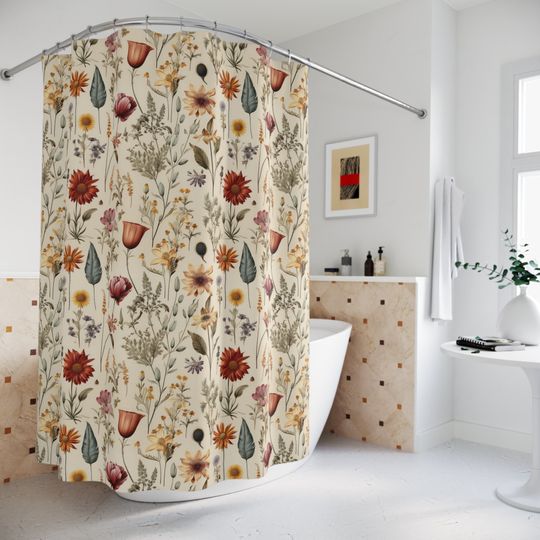 Discover Wildflowers CottageCare Shower Curtain