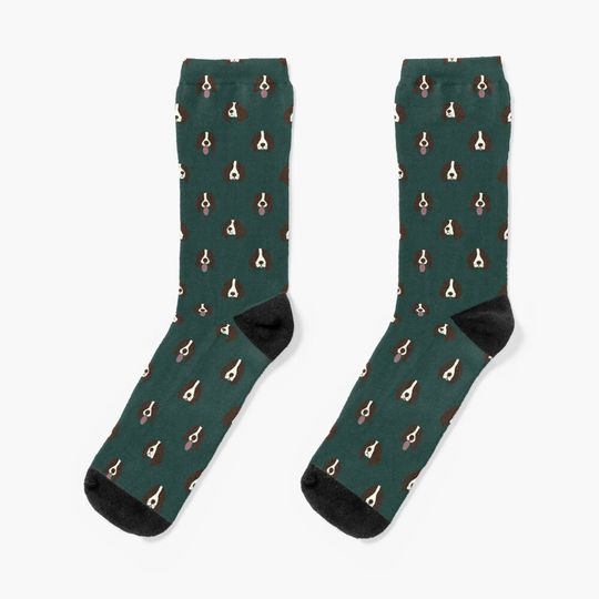 Discover Springer Spaniel Pattern Socks