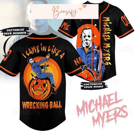 Discover Michael Myers Jersey, Custom Michael Myers Baseball Jersey