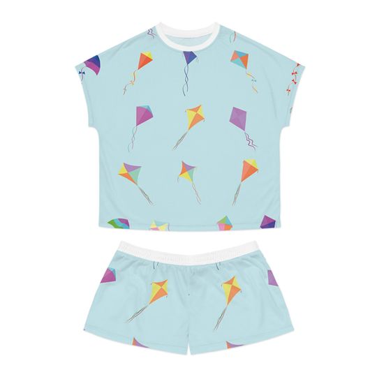 Discover Colorful Kinites Pajamas Set, Women Sleepwear
