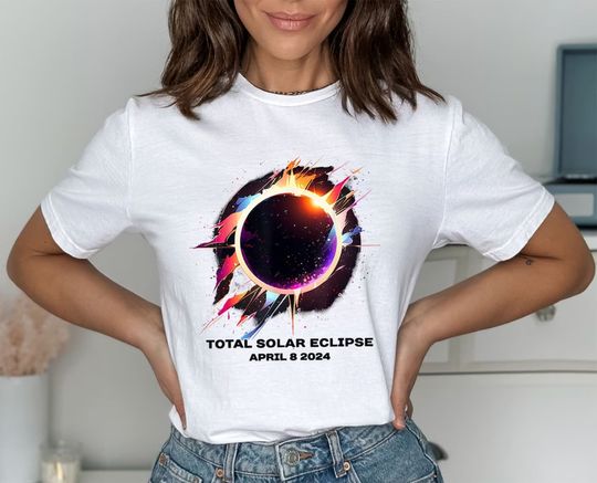 Discover Total Solar Eclipse April 8 2024 Shirt, Spring America Eclipse Souvenir Shirt