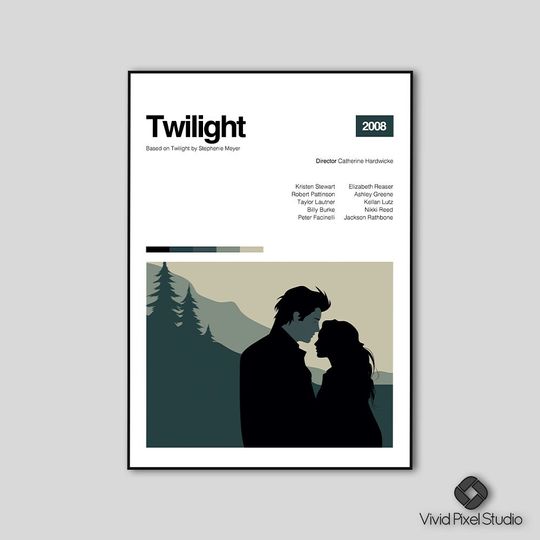 Discover Twilight Inspired Movie Poster, Downloadable Wall Art