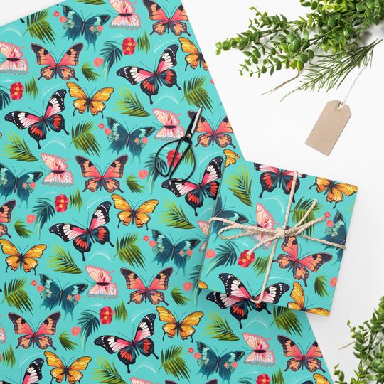 Discover Butterfly Wrapping Paper, Butterfly Print Paper