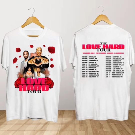 Discover The Love Hard Tour 2024 Tshirt