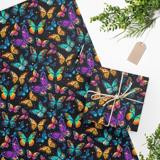 Discover Butterfly Wrapping Paper, Butterfly Print Paper