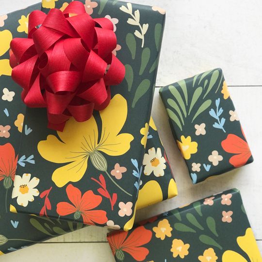 Discover Wildflowers Colors Wrapping Paper