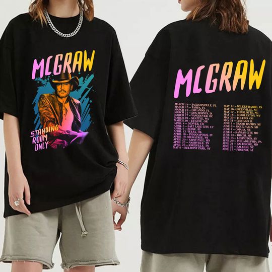 Discover Tim McGraw 2024 Tour Standing Room Only Shirt