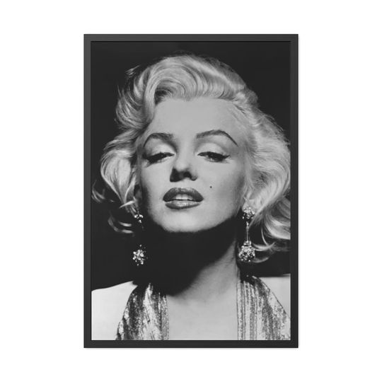 Discover Marilyn Monroe Iconic Portrait Poster | Classic Elegance