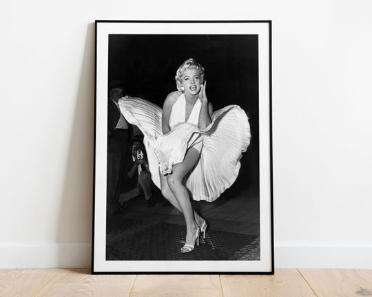 Discover Marilyn Monroe Iconic Print | Seven Year Itch | Movie Poster