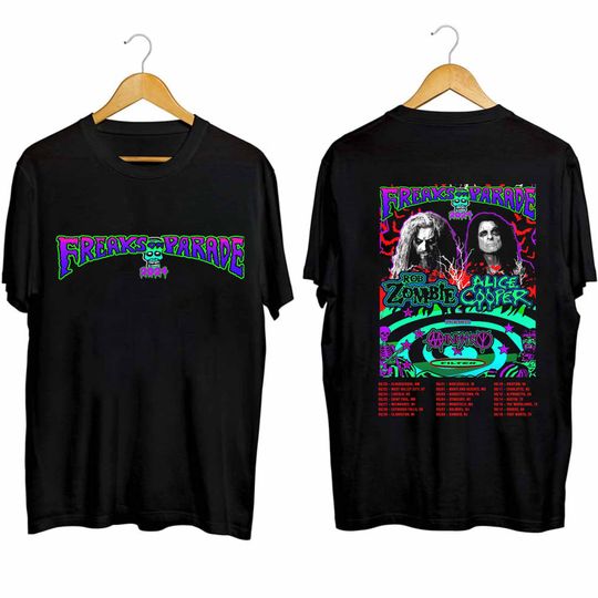 Discover Rob Zombie and Alice Coopers 2024 Tour Shirt